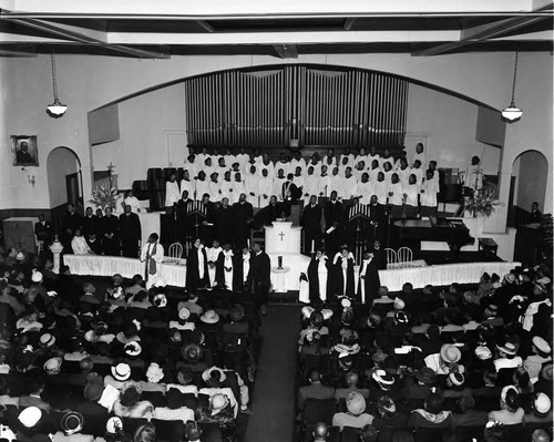 Church interior, Los Angeles