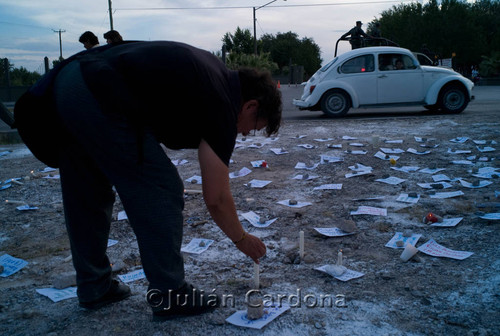 Anti-violence protest, Juárez, 2008