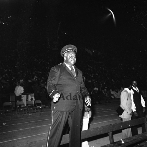 Man at Stadium, Los Angeles, 1972