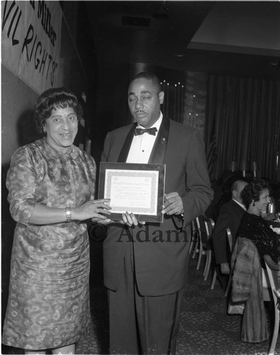 NAACP Life Membership, Los Angeles, 1964