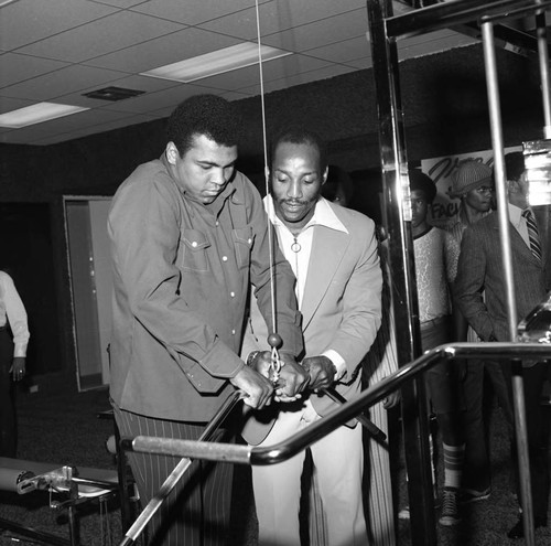 Boxer does Strength Training, Los Angeles, 1973