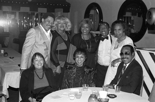 Group at Zelda Bettis' birthday party, Los Angeles, 1987