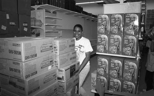 Store opening, Los Angeles, 1990