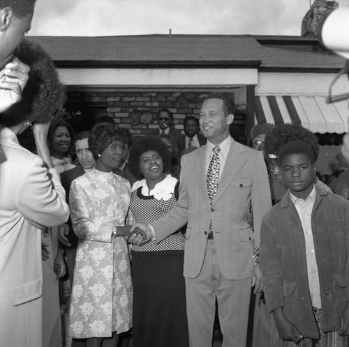 Shirley Chisholm and Dollarhide, Los Angeles, 1972