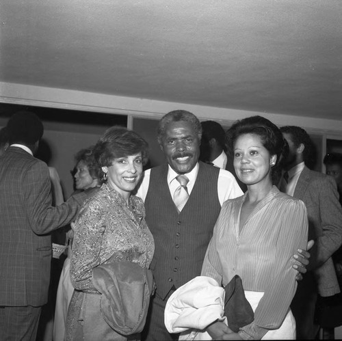 Man and Woman at Event, Los Angeles, 1982