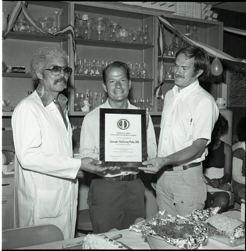 Charles R. Drew Postgraduate Medical School award presentation, Los Angeles