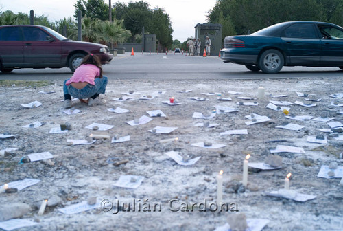 Anti-violence protest, Juárez, 2008