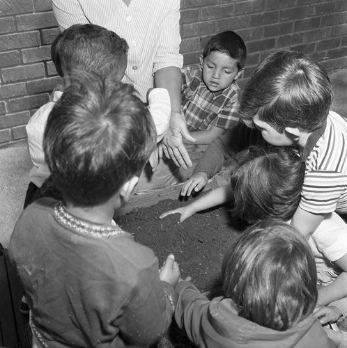 Children at Jewish Center, Los Angeles, 1967