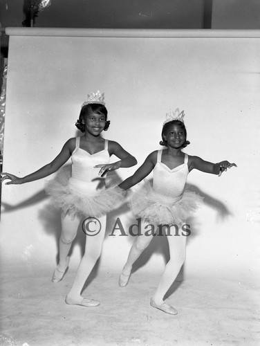 Two young girls, Los Angeles, 1961