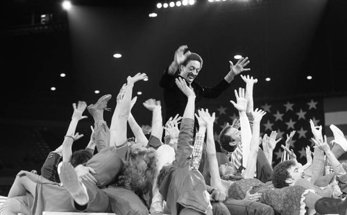 Gregory Hines Surrounded By People, Los Angeles, 1982