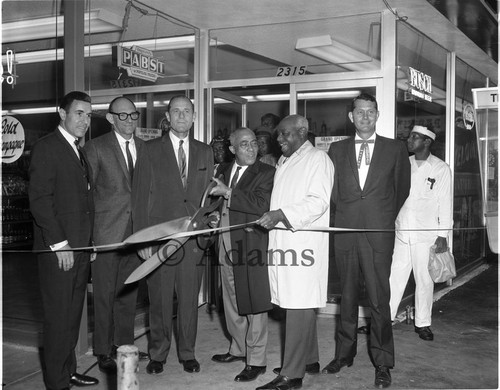 Grand opening for Liquor Store, Los Angeles, 1966