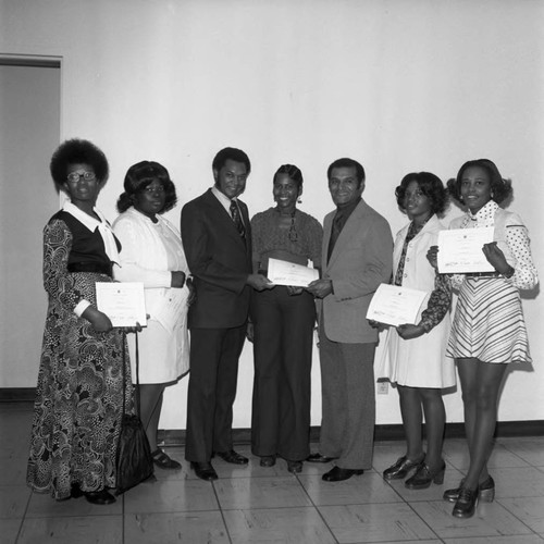 Urban League Training Center Graduation, Los Angeles, 1973