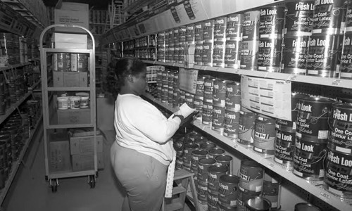 Store opening, Los Angeles, 1990