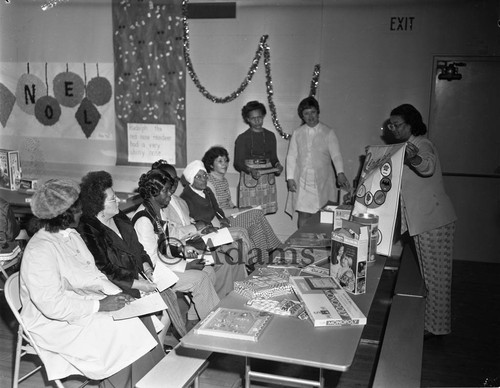 Toys on display, Los Angeles, 1974