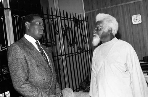 Black Political Library members, Los Angeles, 1985