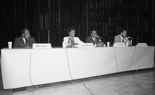 50th Assembly District candidates debating, Los Angeles, 1989