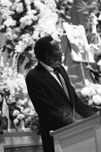 Marvin Gaye's Funeral Service, Los Angeles, 1984