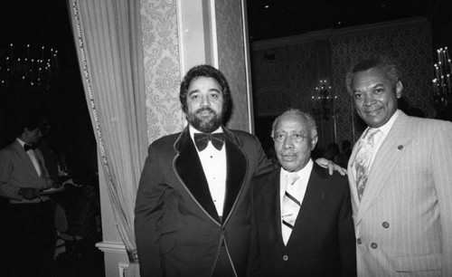 Testimonial to pioneer black historical achievement dinner at the Beverly Hilton, Los Angeles, 1981