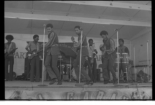 KGFJ soul caravan, Los Angeles, ca. 1973