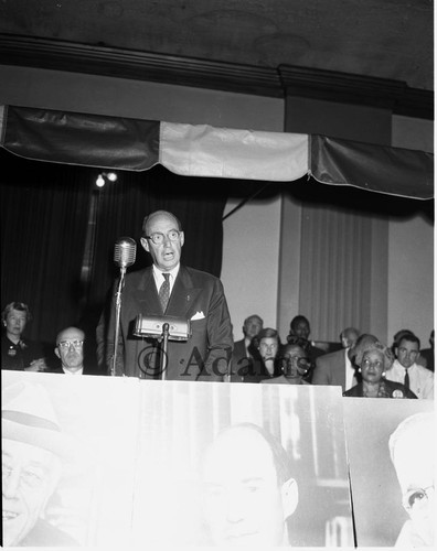 Adlai Stevenson, Los Angeles, 1956