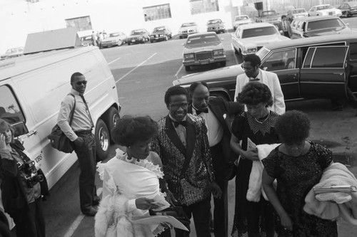 Al Green arriving at the 26th Annual Grammy Awards, Los Angeles, 1984