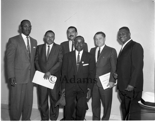 Six men, Los Angeles, 1962