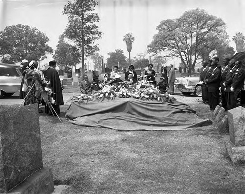 Cemetery. Los Angeles, 1959