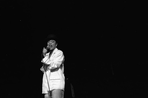 Miki Howard performing at the 11th Annual BRE Conference, Los Angeles, 1987