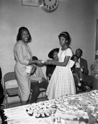 Welcome back Reverend Doggett, Los Angeles, 1958