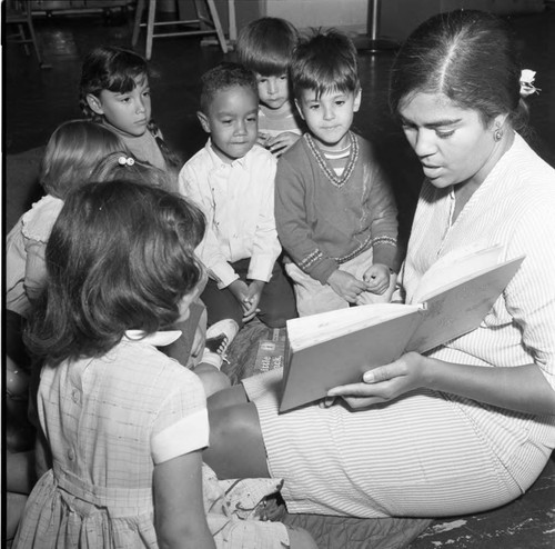 Children at Jewish Center, Los Angeles, 1967