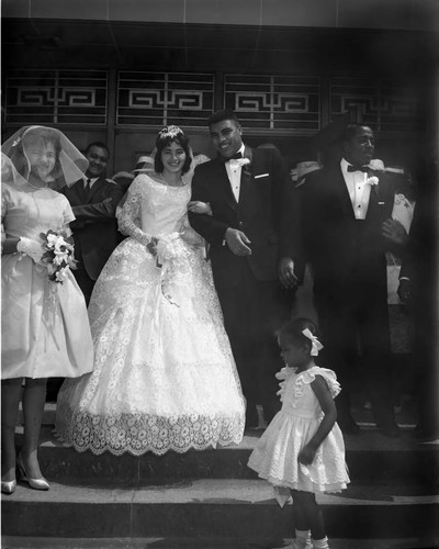 Rose Thomas' wedding, Los Angeles, 1963