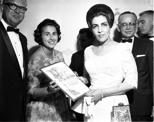 King and Queen of Afghanistan, Los Angeles, 1963