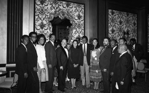 Testimonial to pioneer black historical achievement dinner at the Beverly Hilton, Los Angeles, 1981