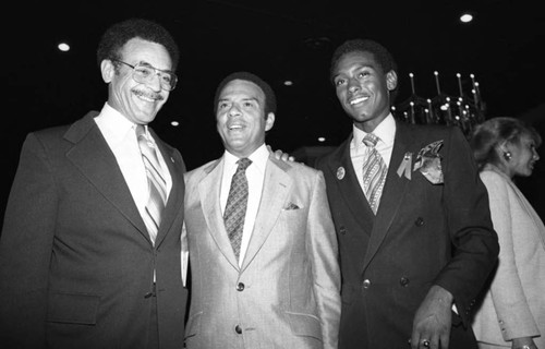 Testimonial to pioneer black historical achievement dinner at the Beverly Hilton, Los Angeles, 1981