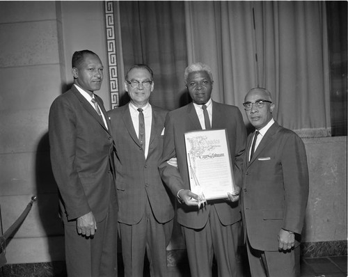 Certificate, Los Angeles, 1963