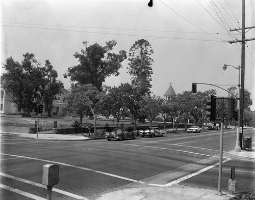 Arlington Street view, Los Angeles, 1965