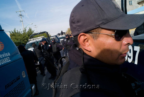 Rodriguez cime scene, Juárez, 2008