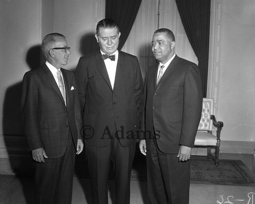 Three men, Los Angeles, 1964