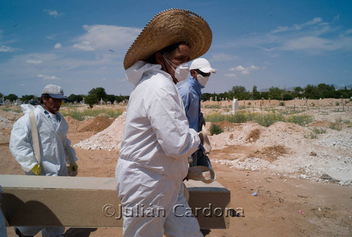 Mass Grave, San Rafael Cemetery, Juárez, 2009