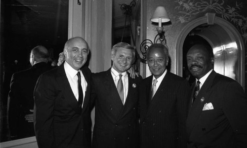 Willie Brown and David Dinkins, Los Angeles, 1989