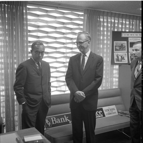 Deposit to Bank of Finance, Los Angeles, 1966