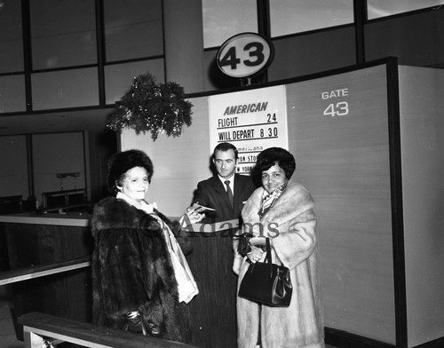 Airline terminal, Los Angeles, 1969