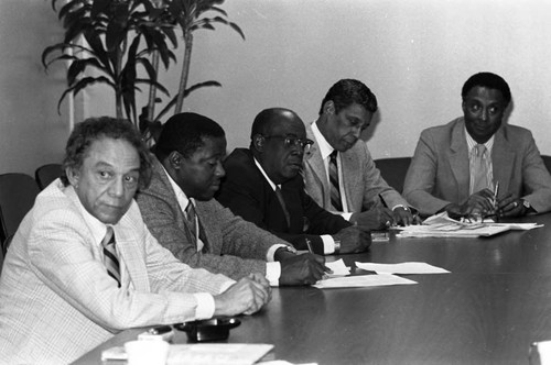 100 Black Men Meeting, Los Angeles, 1983