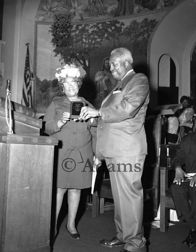 Award presentation, Los Angeles, 1969