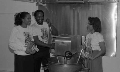 Three People Conversing, Los Angeles, 1989