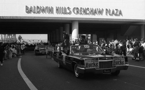 Yvonne Burke and Baldwin Hills Crenshaw Plaza, Los Angeles