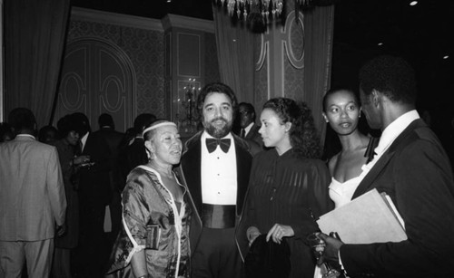 Testimonial to pioneer black historical achievement dinner at the Beverly Hilton, Los Angeles, 1981