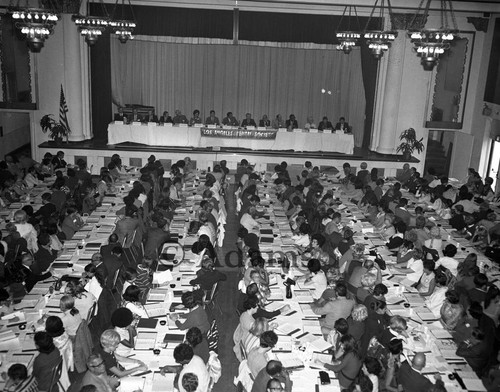 Attendees at Los Angeles Dental Society event, 1989