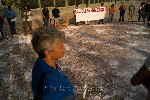 Anti-violence protest, Juárez, 2008