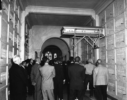 Casket, Los Angeles, 1949